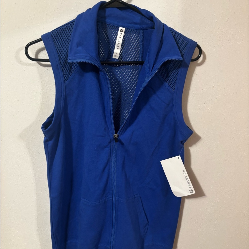 Fabletics Royal Blue Mesh Vest